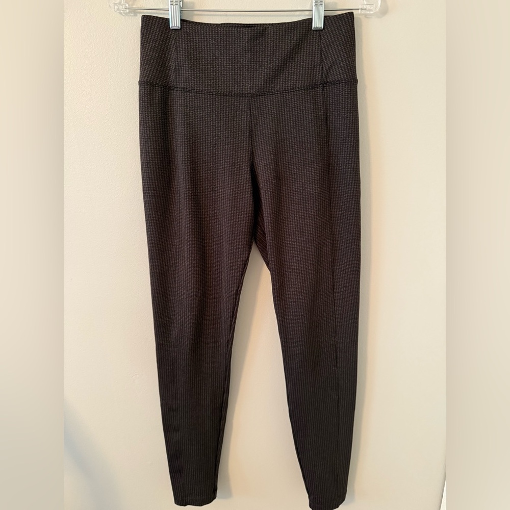 Athleta Delancey Houndstooth tight Brown leggings